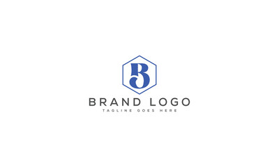 letter B logo design vector template design for brand.