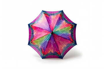 Obraz premium Bright colored umbrellas as a joyful background 
