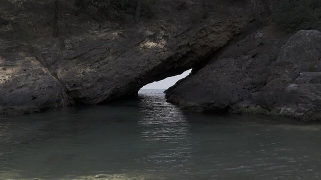 Beach on Thasos island, Limenaria, Trypiti, Rosonkremos, Notos, Livadi, Thasos, Greece