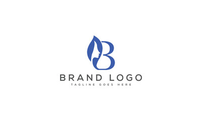 letter B logo design vector template design for brand.