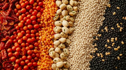 Fresh Food and Snacks on Supermarket Shelves