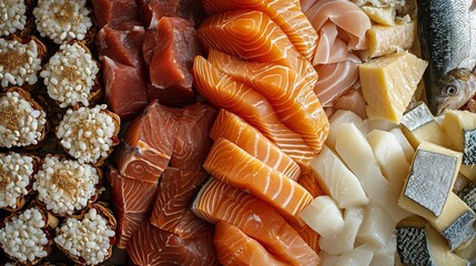Shopping for Meat in Well-Stocked Supermarket