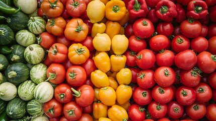 Supermarket Shelves Stocked with Food Essentials