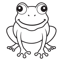 Adobe IlluCute kawaii bunny and baby cartoon character coloring page vector illustration. Pet animal, mothers day colouring page for kidsstrator Artwork.