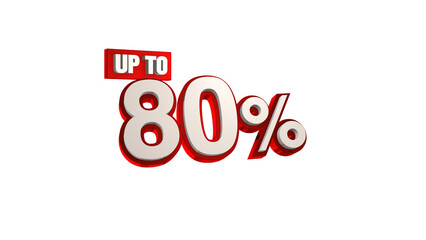 percent off discount 80