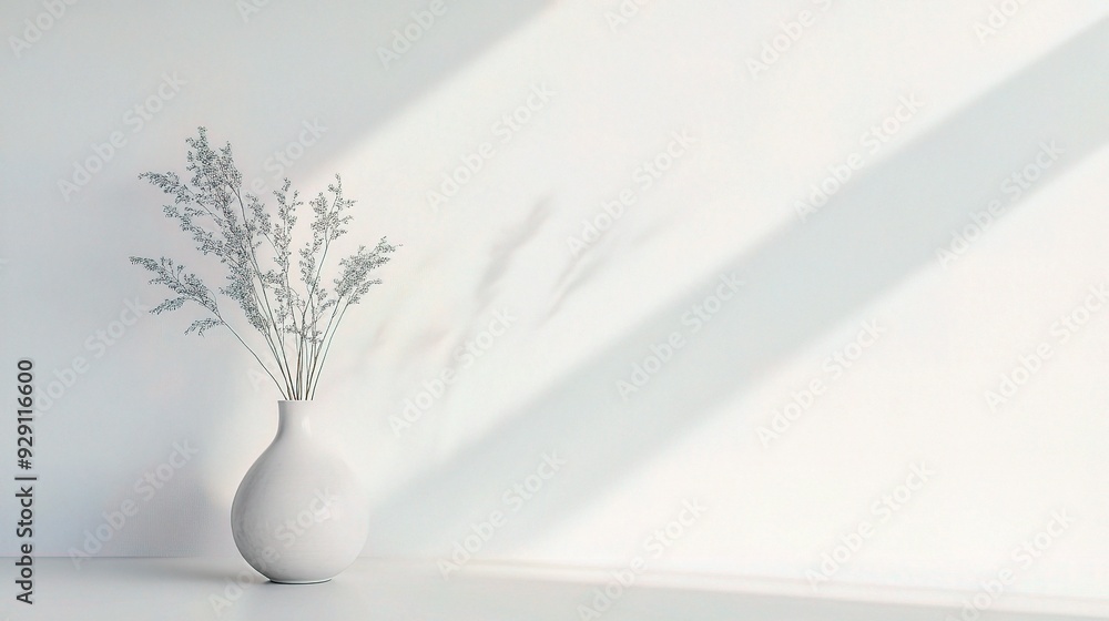 Poster white background with smooth textures and clean lines, perfect for a minimalist and versatile look, 