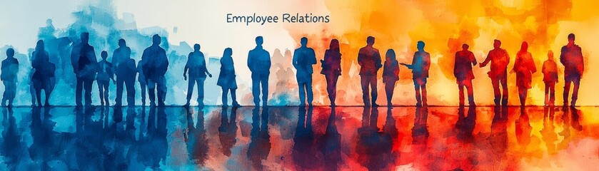 A panoramic shot of a feedback session where employees are discussing their development needs and workplace relations