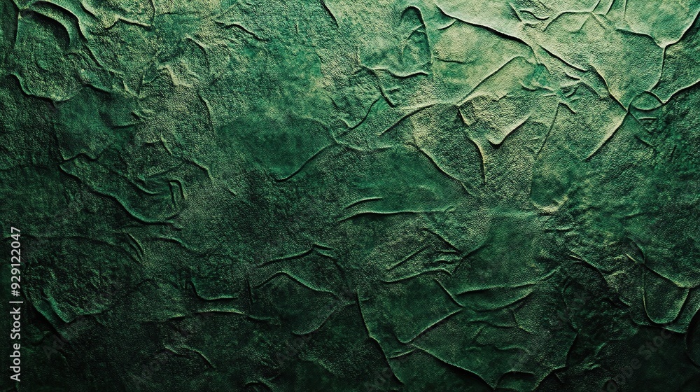 Poster green background texture with unique patterns and rich, detailed surface