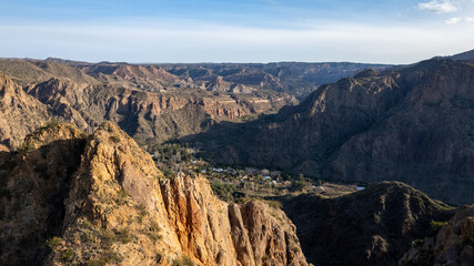 Fototapeta premium Valle Grande, San Rafael, Mendoza, in Argentina.