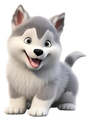 Obraz premium PNG Puppy cute baby dog cartoon mammal.