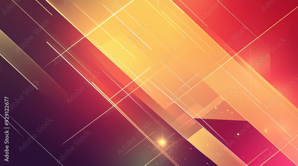 Aufkleber design a hard-edge abstract background with clean lines and geometric precision, copy space, high qu