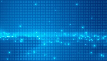 A futuristic grid of blue pixels with subtle tone variations creating a digital mosaic The clean layout and depth make it ideal for tech-themed visuals