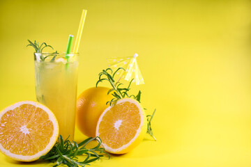 Cool orange drink. Citrus. 
Alcoholic and non-alcoholic cocktails.