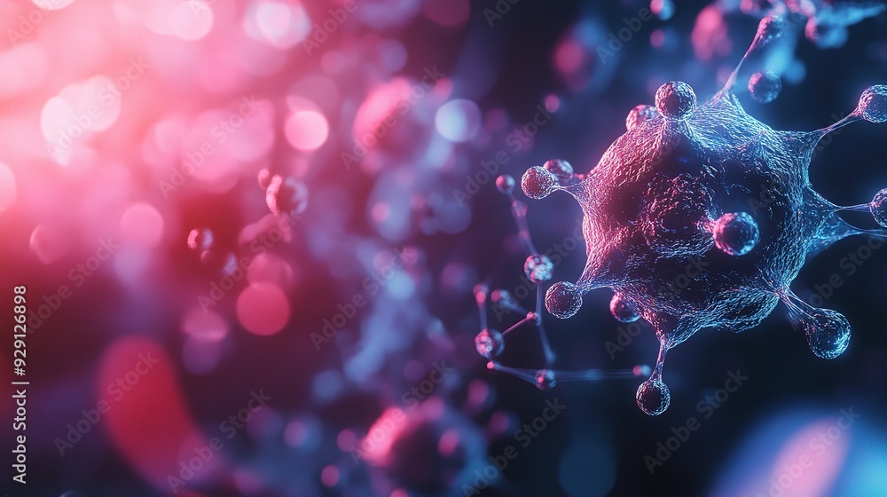 Aufkleber nanotechnology scene with nanoscale devices and applications in various fields