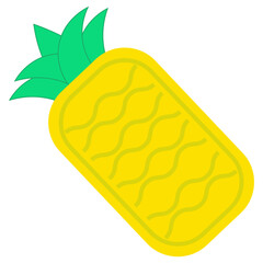 Pineapple Pool Raft Graphic Design