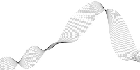 Digital frequency track equalizer and curved geometric abstract Stylized line art background, Social network communication and business technology curve line background with curved stains.