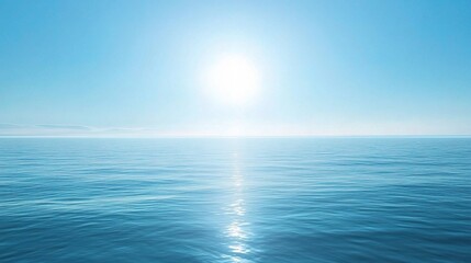 Fototapeta premium Design a serene blue background with smooth gradients, calming hues, and a tranquil feel