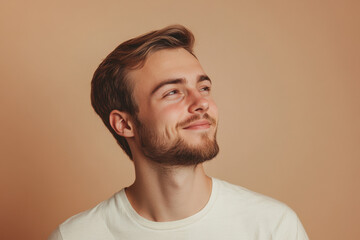 Fototapeta premium A close up of a man's face