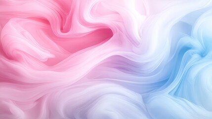 Soft and dreamy abstract background featuring flowing pink and blue hues blended together in a gentle, artistic motion.