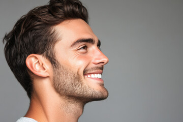 Obraz premium A close up of a man's face