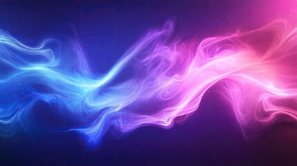 Fototapeta premium Vibrant abstract swirl of blue and pink light, creating a mesmerizing and dynamic visual effect ideal for backgrounds or designs.