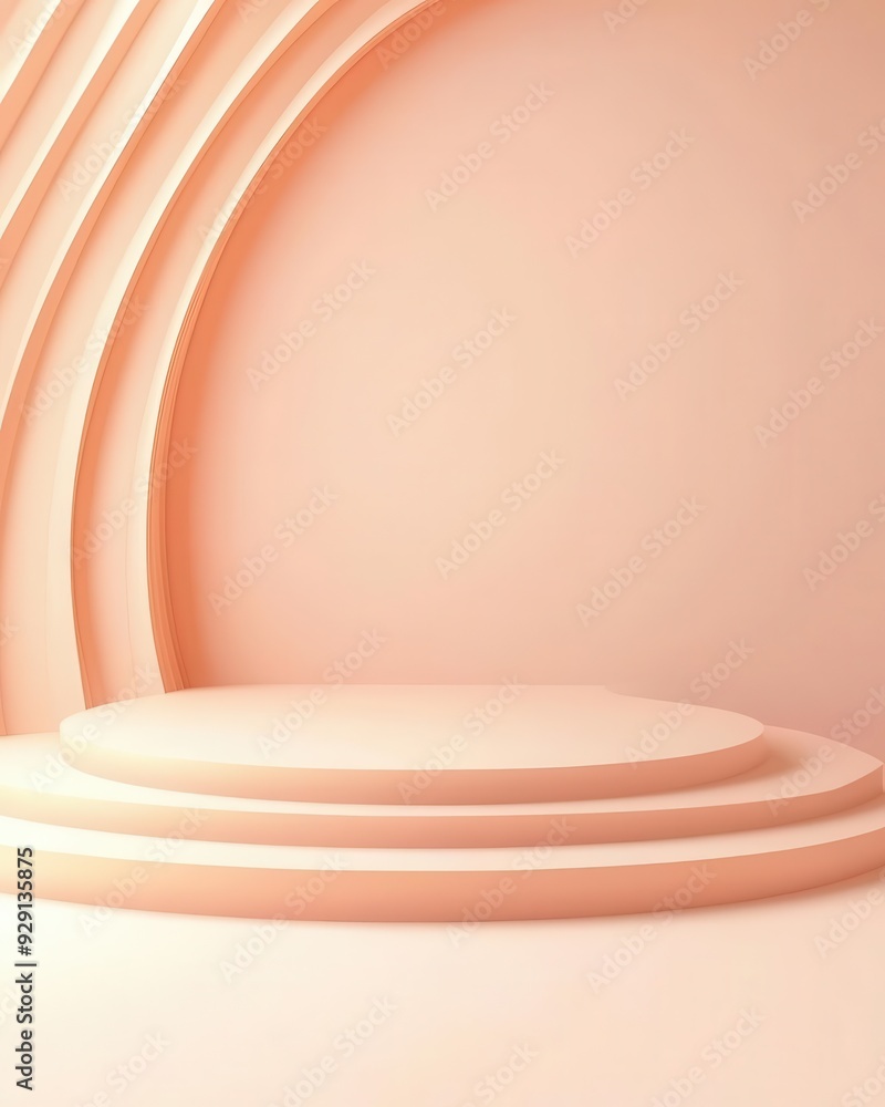 Poster symmetrical layout with soft, subtle highlights, elegant and refined, ideal for text placement and d