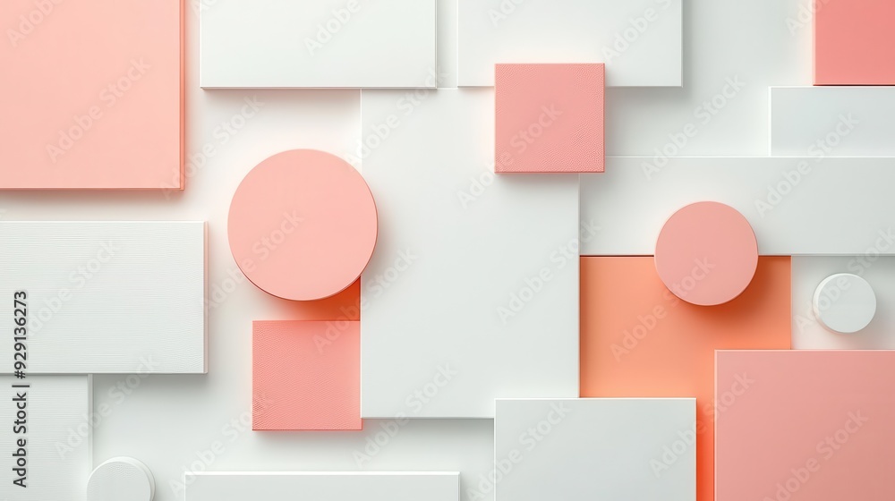 Poster structured design with balanced elements, focused composition and ample copy space, perfect for cont