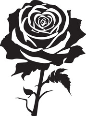 Black Rose Silhouette
