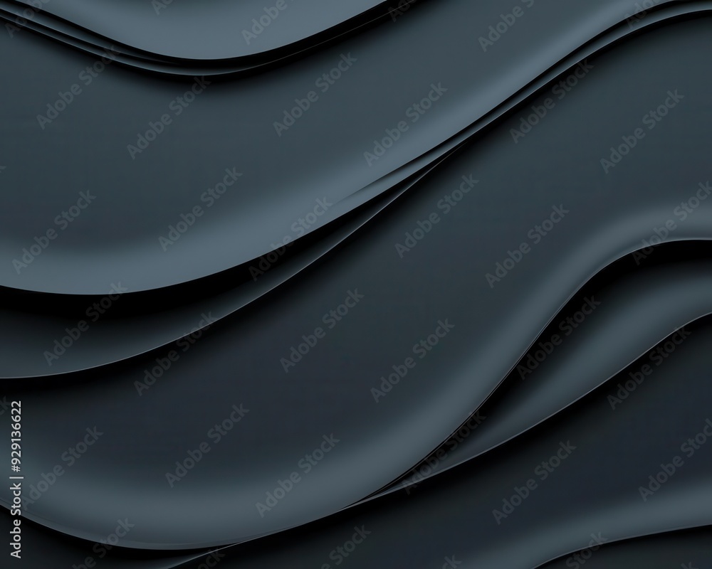 Poster smooth matte surface with soft curves, minimalistic design with ample copy space, perfect for contem