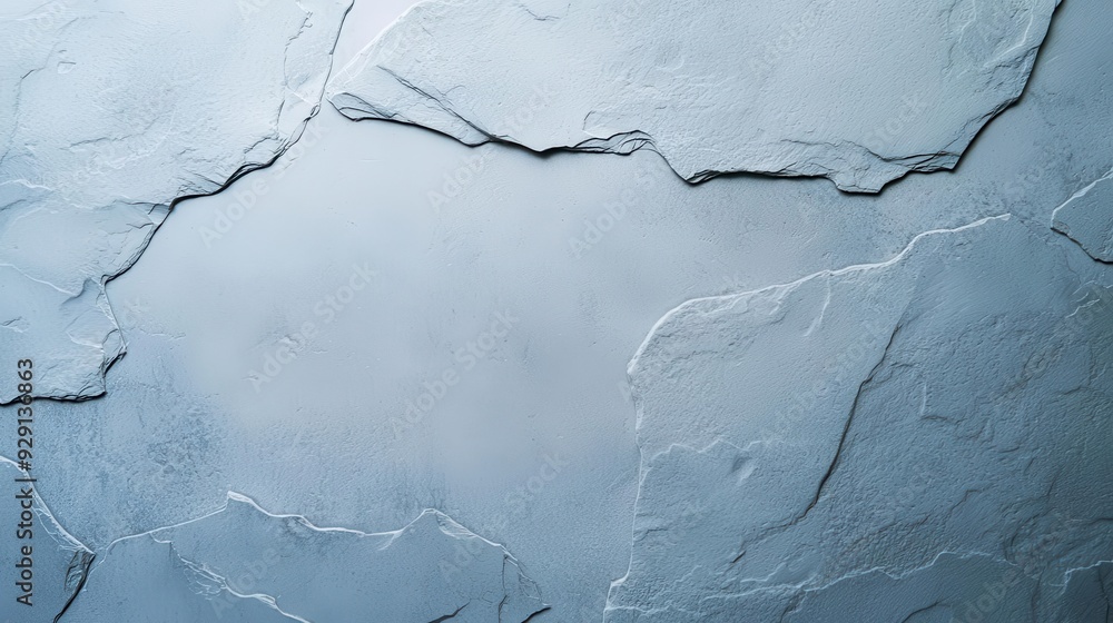 Poster smooth stone surface with delicate cracks, natural textures, and spacious background for text,