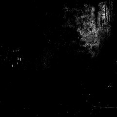 Grunge Texture Black Scratched Background with Muddy Brushstrokes