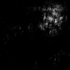 Grunge Texture Black Scratched Background with Muddy Brushstrokes