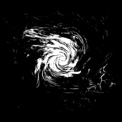 Nether Swirl Grunge Brushstroke Canvas Dusty Background