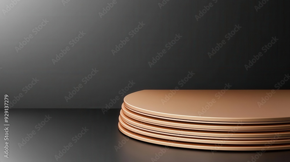 Aufkleber the refined base design with clean lines is ideal for luxury branding, providing ample space for tex