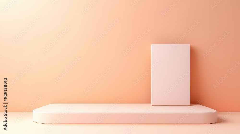 Poster minimal design with uncluttered layout, clean lines and ample copy space, perfect for modern brandin