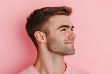 Fototapeta premium A close up of a man's face