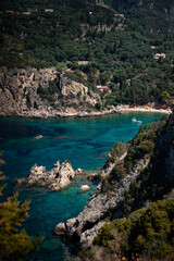 incredibly clear turquoise water in the sea