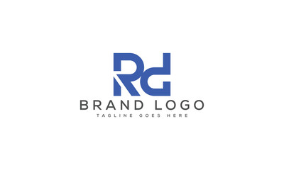 letter RD logo design vector template design for brand.