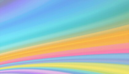 Obraz premium smooth gradient rainbow stripes arranged diagonally colors fade from top to bottom creating a serene and harmonious background with gentle transitions