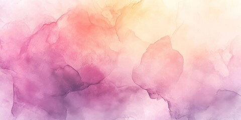 Fototapeta premium This artwork features a stunning and harmonious blend of soft pastel colors presented in a beautiful watercolor style. It is perfect for use as backgrounds and can enhance various artistic designs