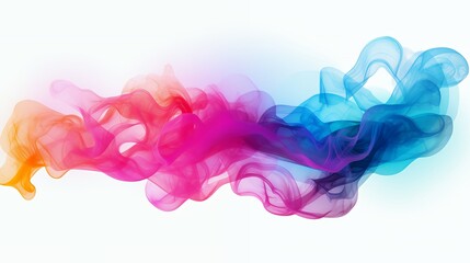 Fototapeta premium A colorful abstract wave design with flowing shapes in vibrant hues.