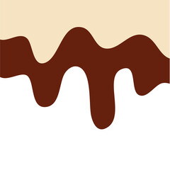 Double Vanilla milk and strawberry ice cream melted