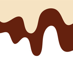 Double Vanilla milk and strawberry ice cream melted