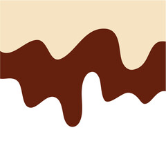 Double Vanilla milk and strawberry ice cream melted