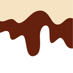 Double Vanilla milk and strawberry ice cream melted