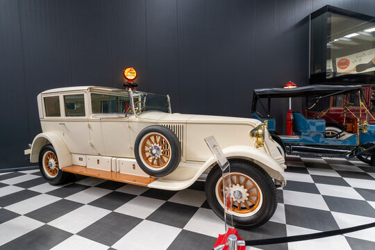 Izmir, Turkey - August 18, 2024 : Key Museum is the most comprehensive classic car and motorcycle museum in Turkey