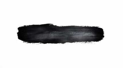 Black Paint Stroke on White Background, Abstract Image, Texture, Pattern, Wallpaper, Cover and Screen of Smartphone, Cell Phone, Computer, Laptop, 9:16 and 16:9 Format