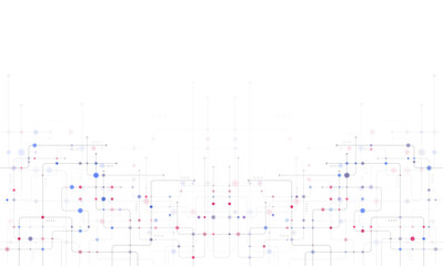 Digital technology background. Concept with technology line. Circuit board background technology