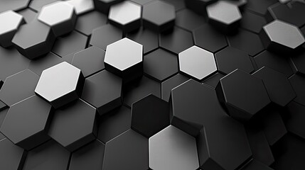 Abstract Hexagon Pattern