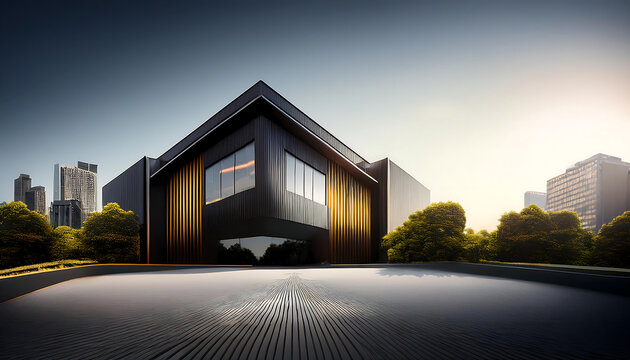 sleek company logo designed clean lines dynamic elements convey modernity professionalism